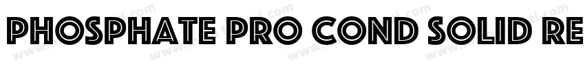 Phosphate Pro Cond Solid Regular字体转换